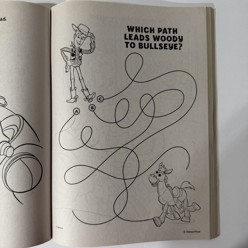 Disney‎ Toy Story 288 Coloring Activity And Coloring Pages Toy's Holiday Adven - Picture 8 of 14